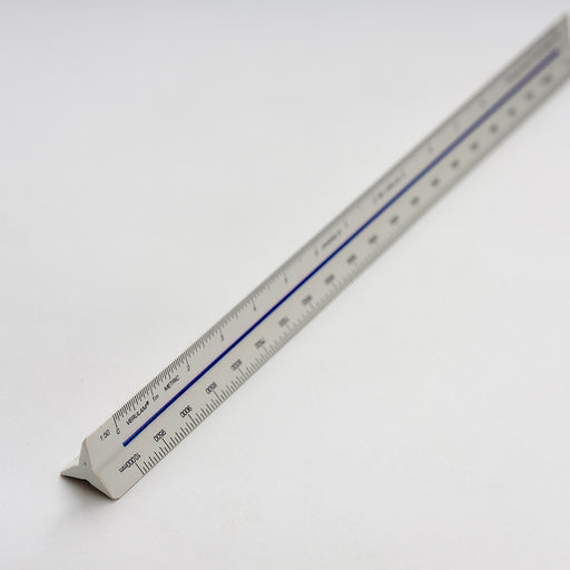 No.2 300mm Verulam engineers triangular scale ruler